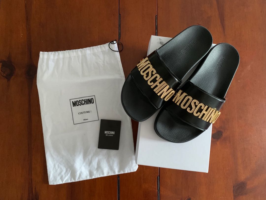 moschino slides