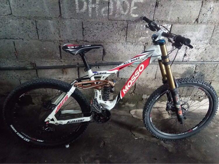 Bike mosso full suspension clearance