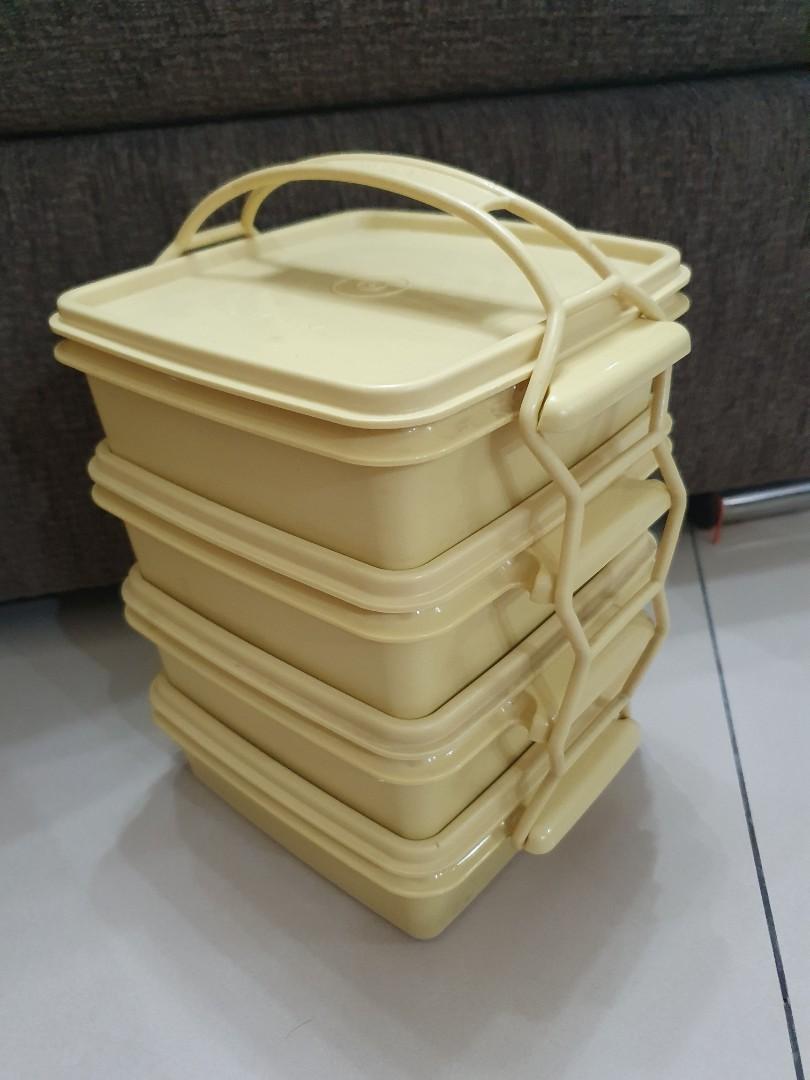 Multi-tier Tupperware container (4), Furniture & Home Living ...