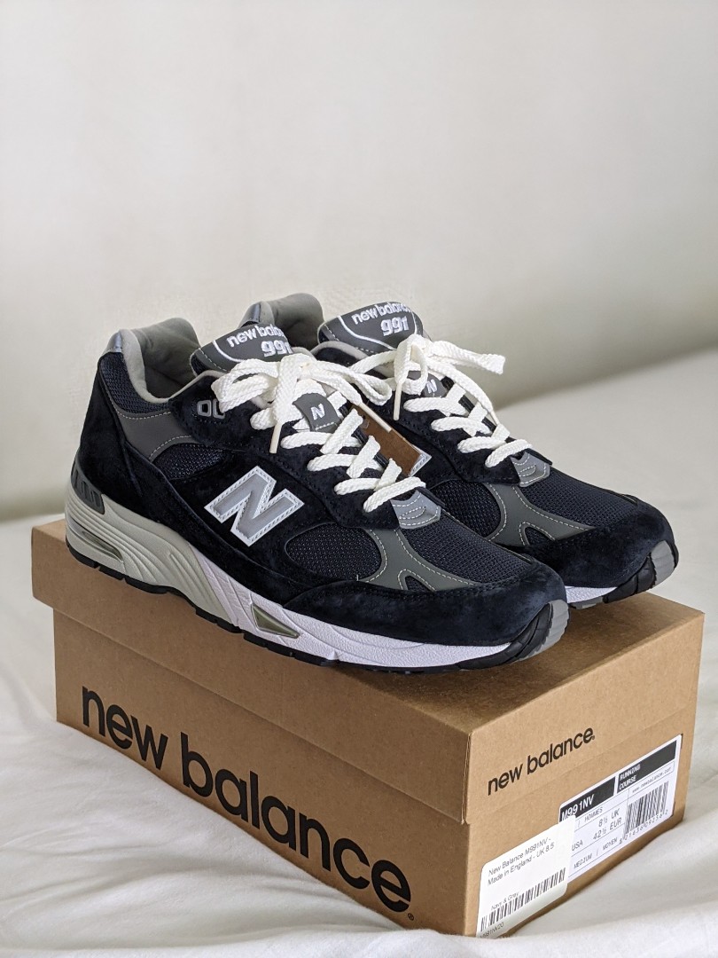 New Balance 991 Navy (M991NV) UK8.5 Made in England, Men's Fashion,  Footwear, Dress Shoes on Carousell