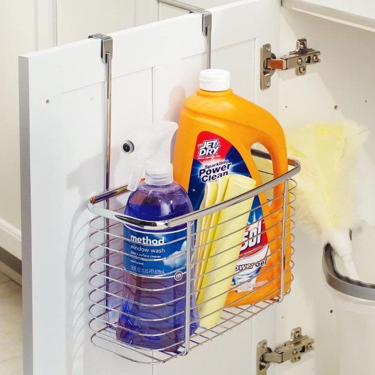 New Over Cabinet Basket Under Sink Kitchen Cupboard Door Storage Rack Caddy Basket Over Cabinet Basket Electronics Others On Carousell