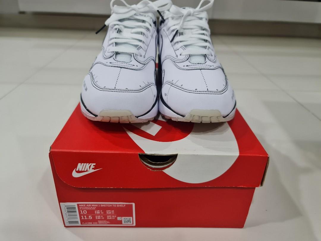 Nike air max 1 sketch to self sales