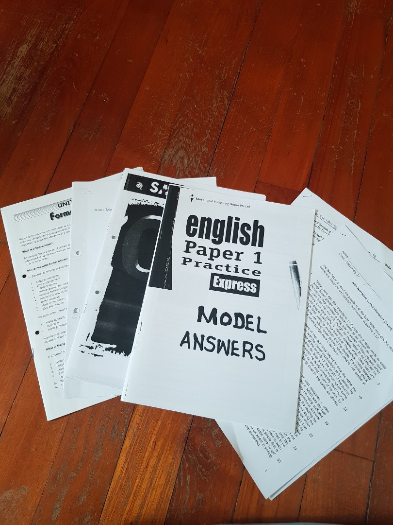 FREE O level English notes for situational writing, composition