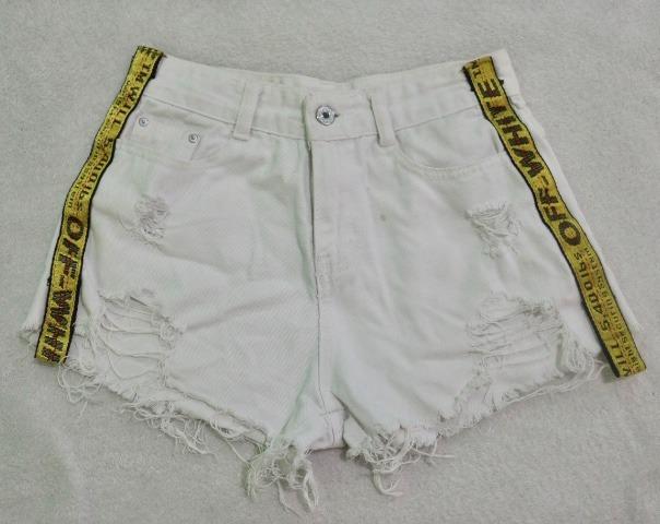 Womens off white shop shorts