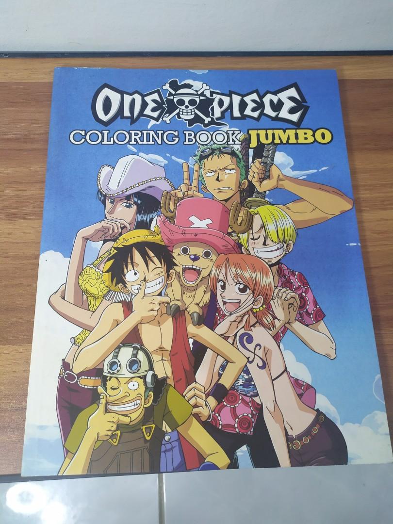 One Piece Coloring Book Hobbies Toys Books Magazines Children S Books On Carousell