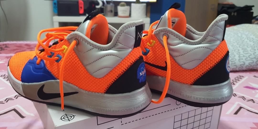 Paul George 3 NASA EP Edition US10.5 with box Men s Fashion Footwear Sneakers on Carousell
