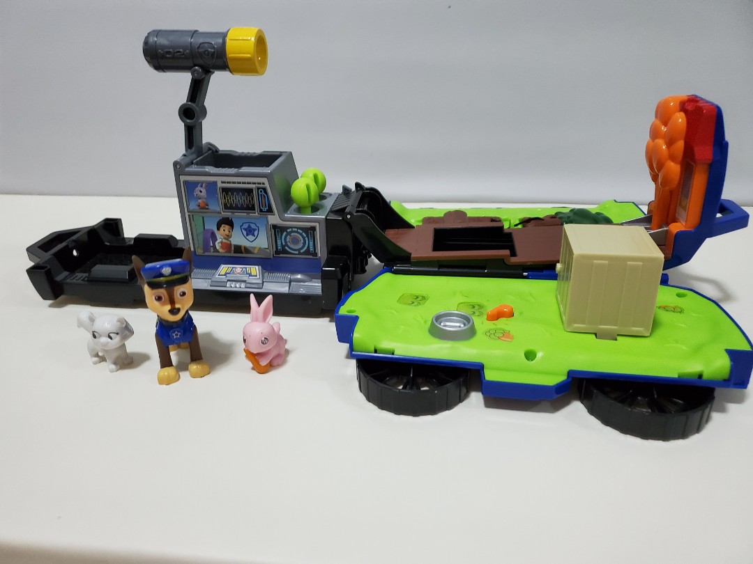 Paw Patrol Chase Ride and Rescue Transforming 2 in 1 Playset and Police ...