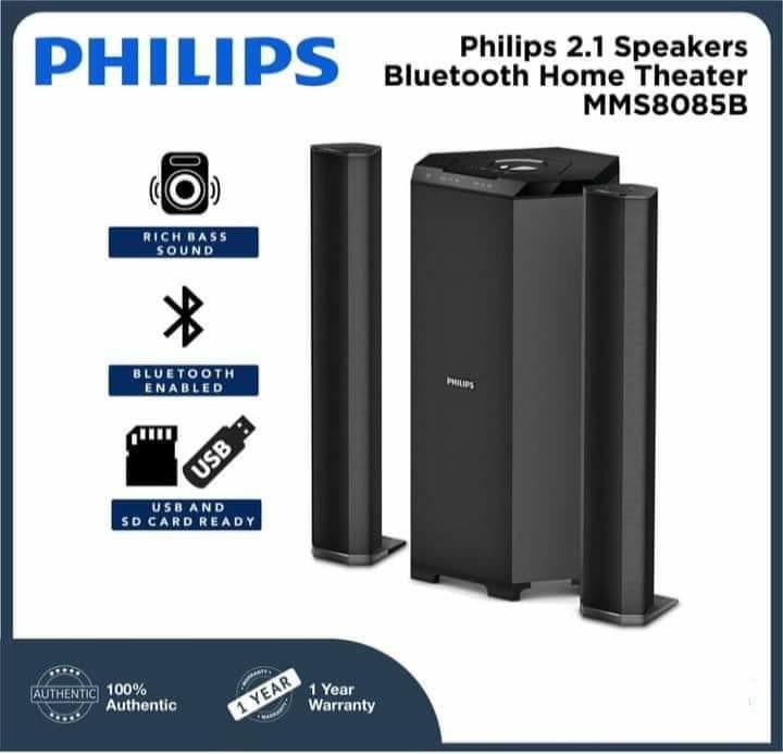 philips 2.1 speakers mms8085b