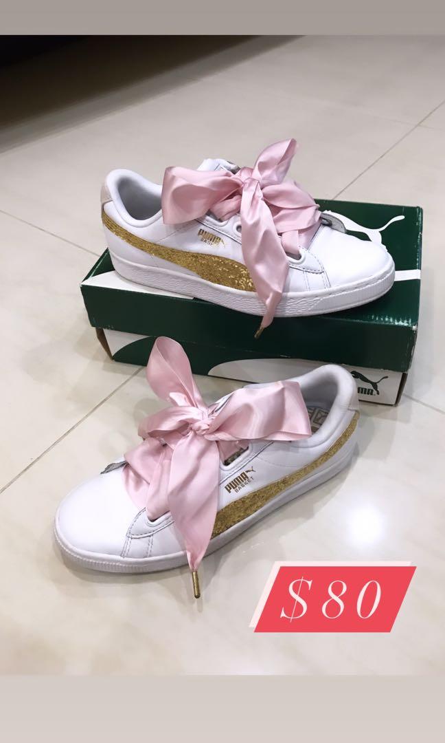 Puma new arrivals glitter rosa