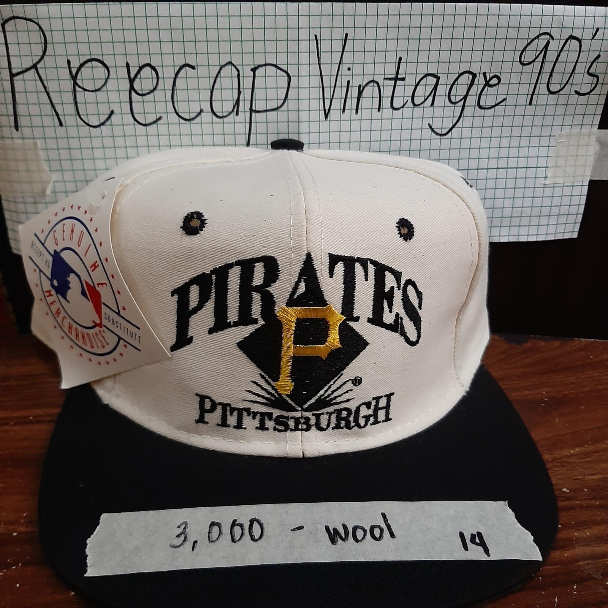 Vintage Starter Pittsburgh Pirates Fitted Hat Wool 7 7 3/4