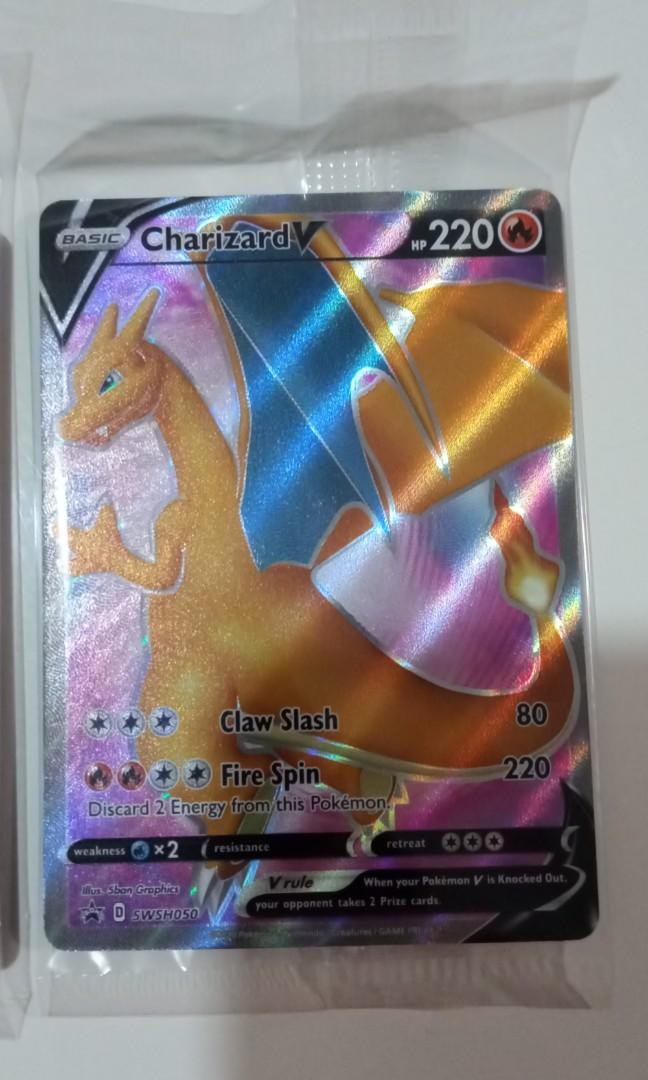 Pokemon card Champion path full art promo charizard V, Hobbies & Toys ...