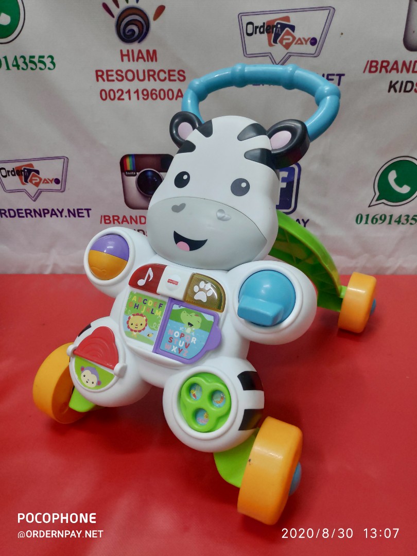 Fisher price top zebra walker disassembly