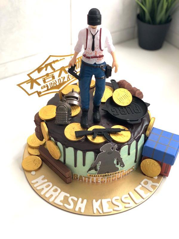 Customized PUBG cake - The Baker's Table