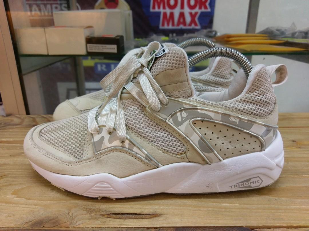 Puma trinomic white hot sale kids