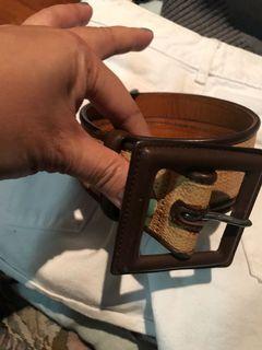 Ralph lauren leather dress belt