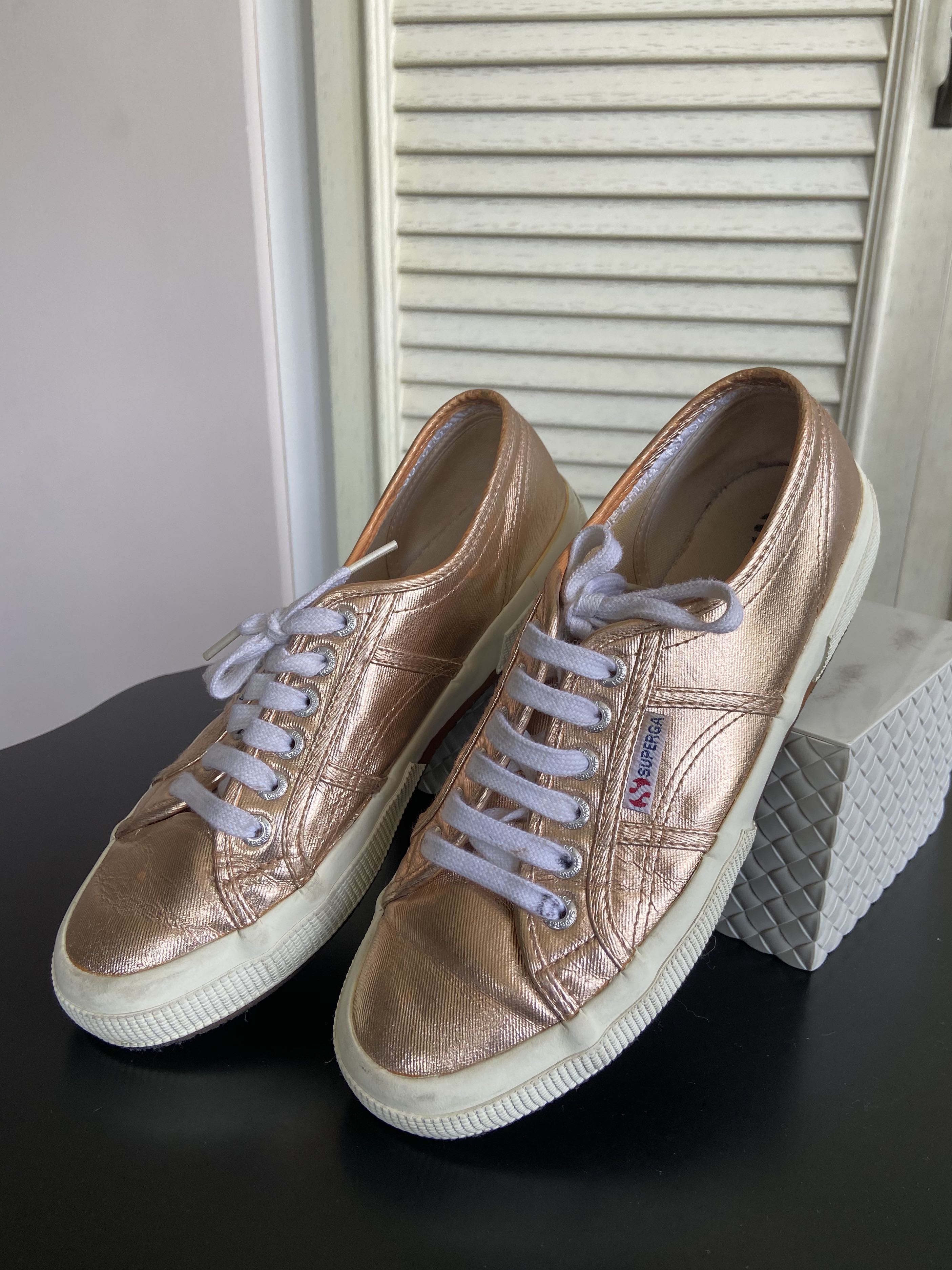 superga sneakers gold