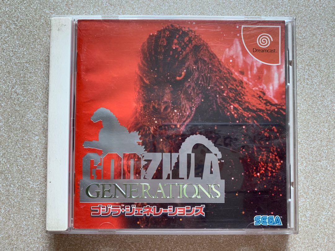 SEGA Dreamcast GODZILLA GENERATIONS, 電子遊戲, 電子遊戲, PlayStation - Carousell