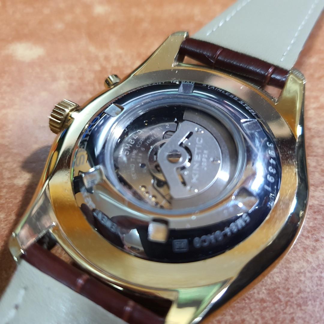 Seiko Kinetic 5M84-0AC0, Men's Fashion, Watches & Accessories, Watches on  Carousell