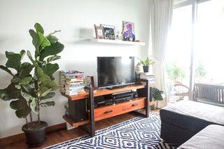 Solid wood designer TV console
