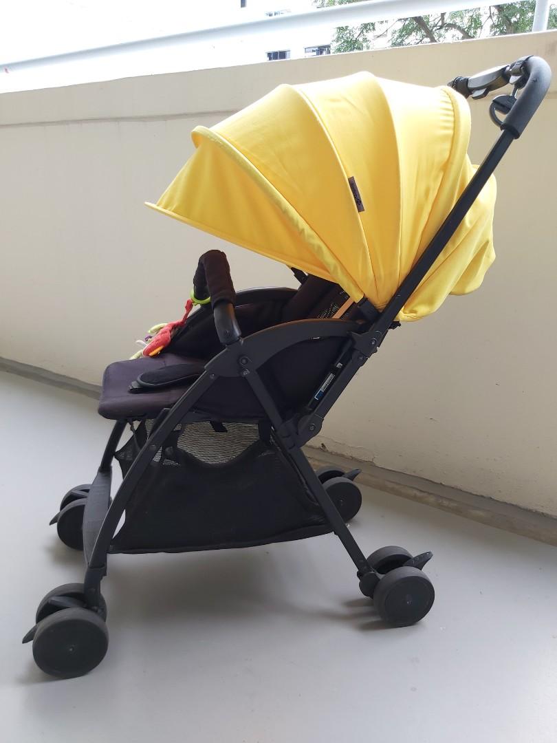 yellow pram