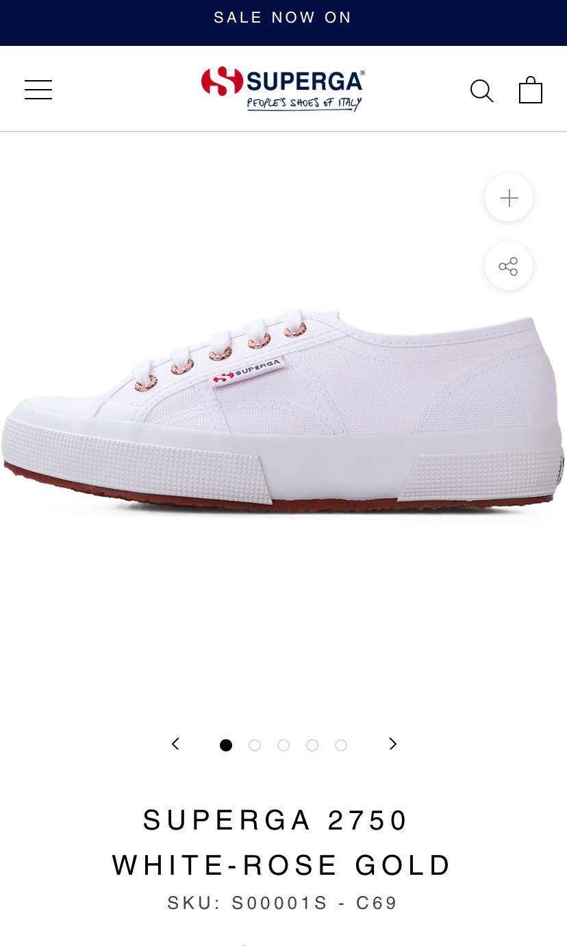 Superga 2750 Rose Gold Women s Fashion Footwear Sneakers on Carousell