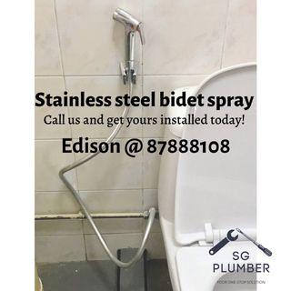 SG Plumber / Toilet Bidet Spray With Installation