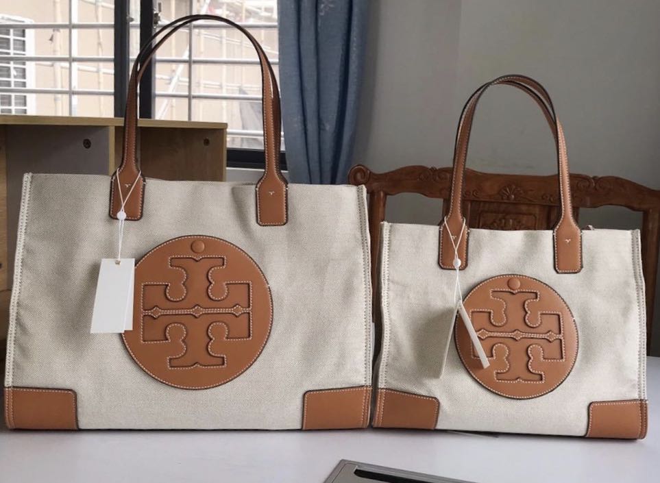Tory Burch Ella Canvas Tote, Women's Fashion, Bags & Wallets, Tote Bags on  Carousell