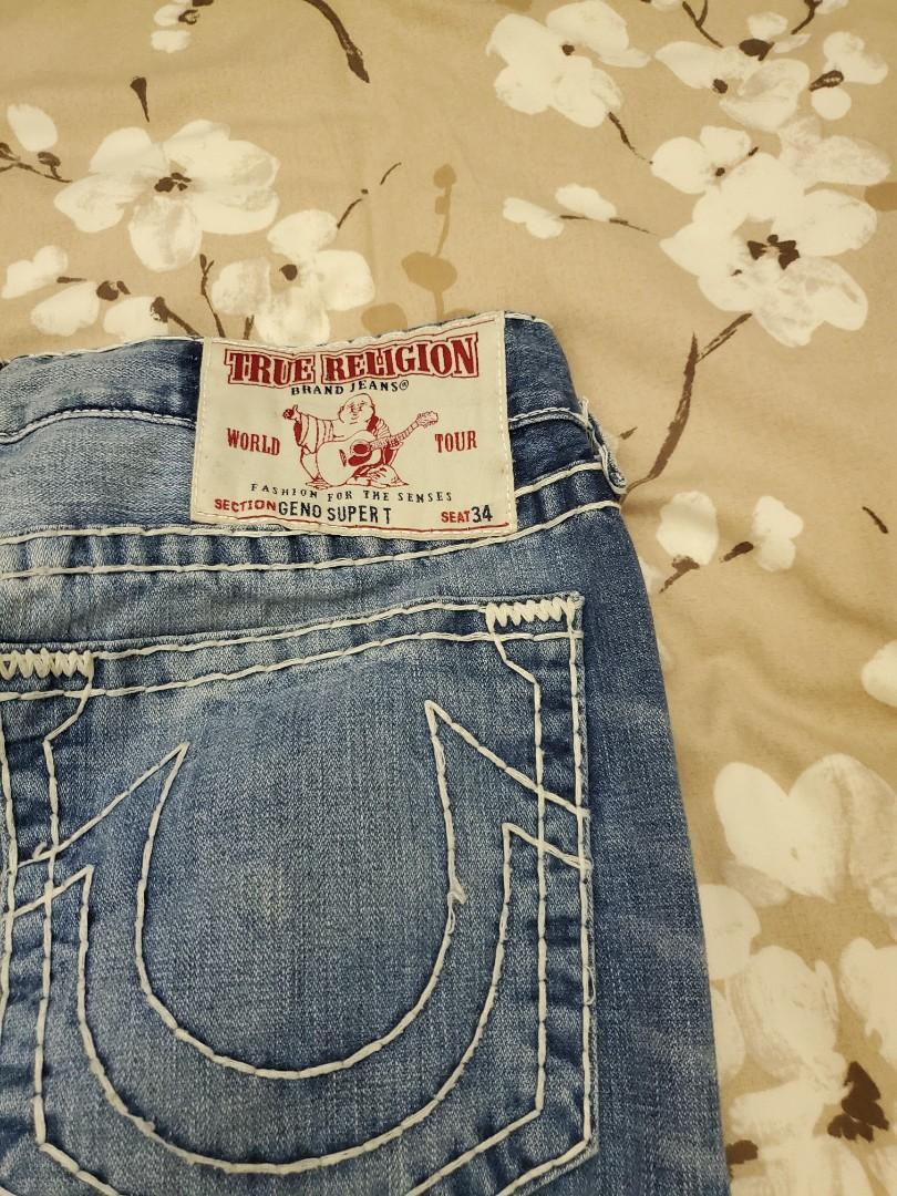 True Religion jeans with white 
