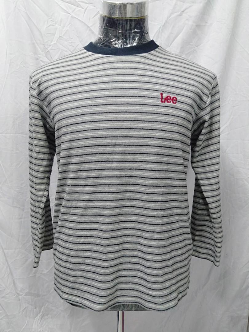 Lee T Shirt Tangan Panjang Men S Fashion Clothes Tops On Carousell