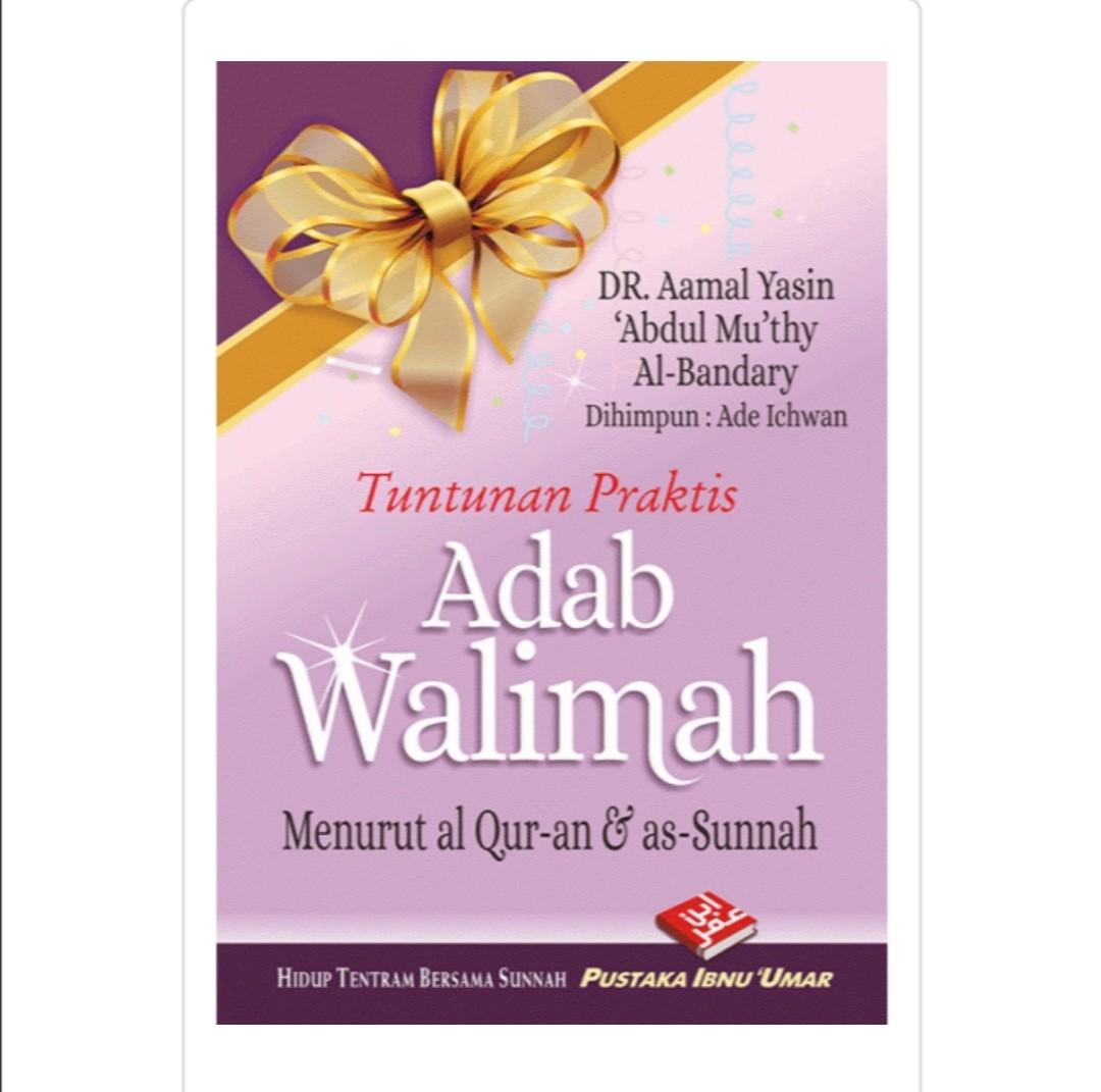 Tuntunan Praktis Adab Walimah Pocket Book Sunnah Salaf Salafi Pious Predecessors Muslim Solat Malay Disposal Islam