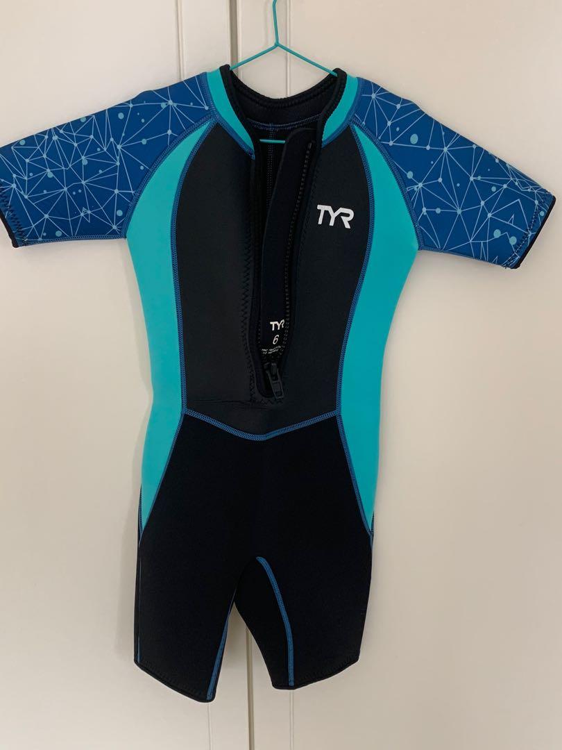 Tyr 兒童游泳保暖衣6碼 女裝 運動服裝 Carousell