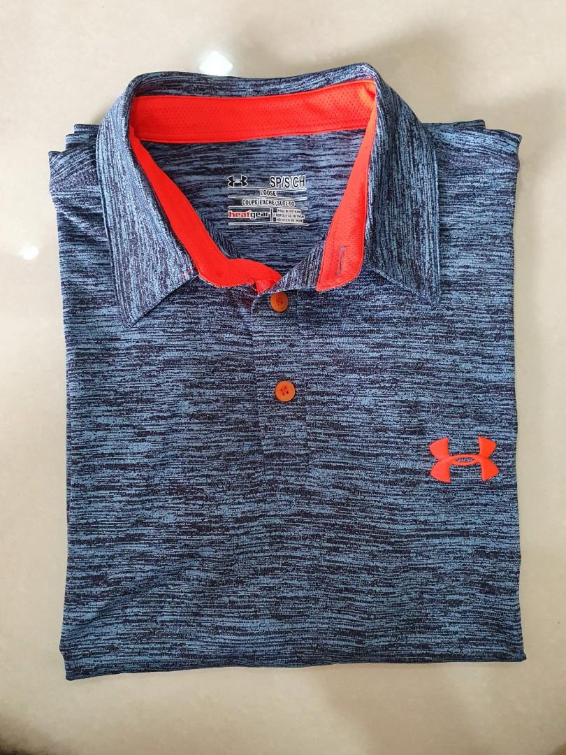 Under armour heat top gear polo shirt