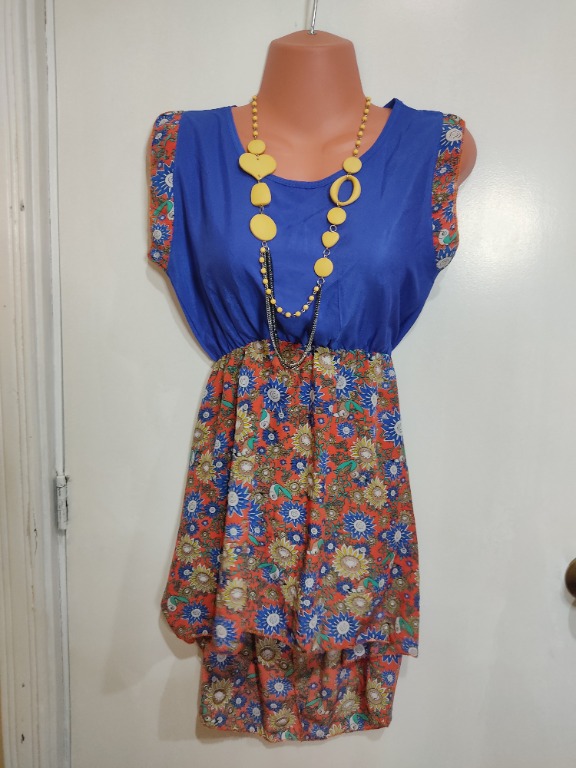long blouse dress