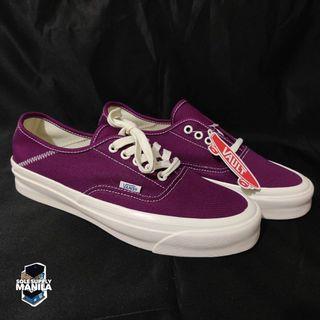 purple and white vans