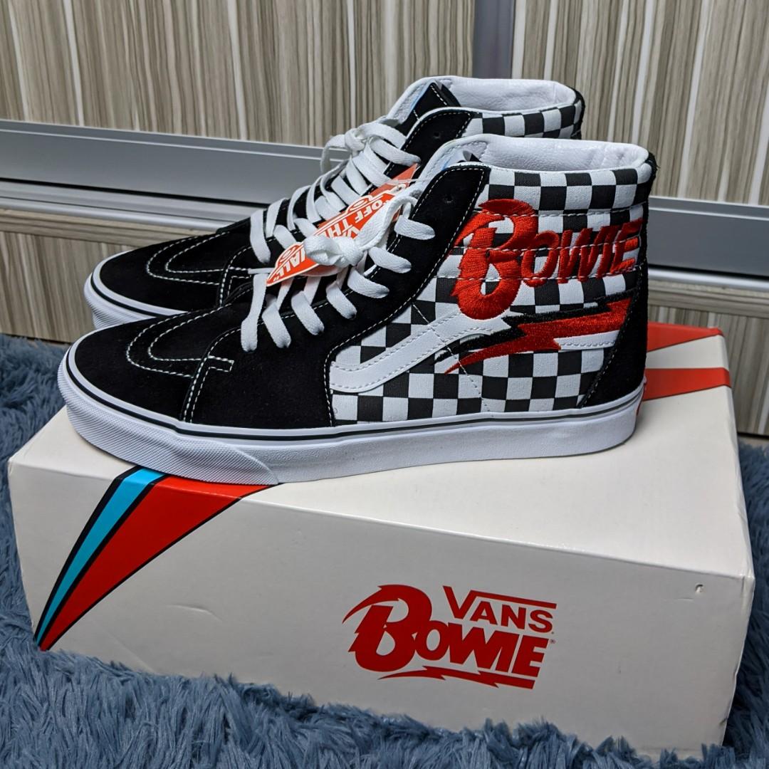 David bowie outlet checkered vans