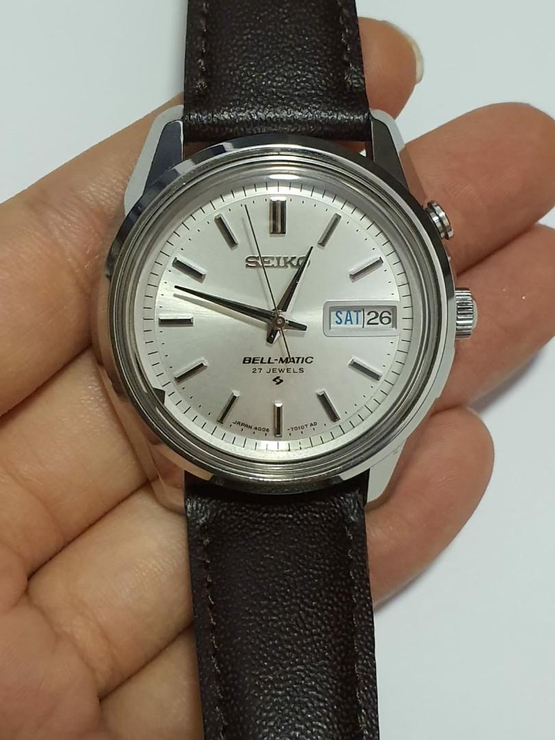 Vintage Seiko Bellmatic 4006-7010, Men's Fashion, Watches & Accessories,  Watches on Carousell