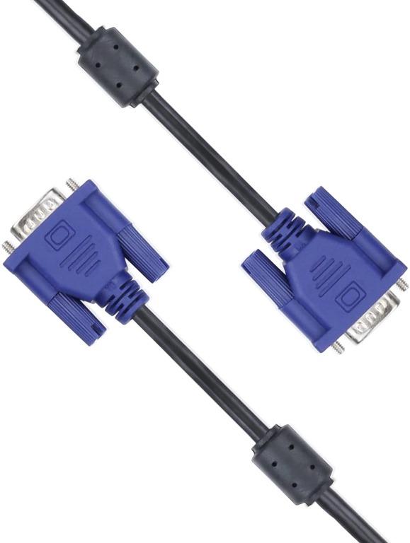 Weduda Vga To Vga Cable Vga Svga Male To Male Computer Monitor Cable Electronics Computer Parts Accessories On Carousell