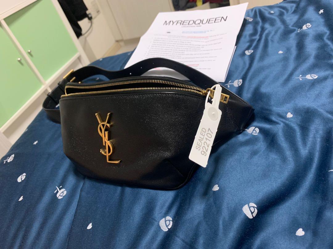 YSL Monogram Logo Fanny Pack/Belt Bag, Women's Fashion, Bags & Wallets