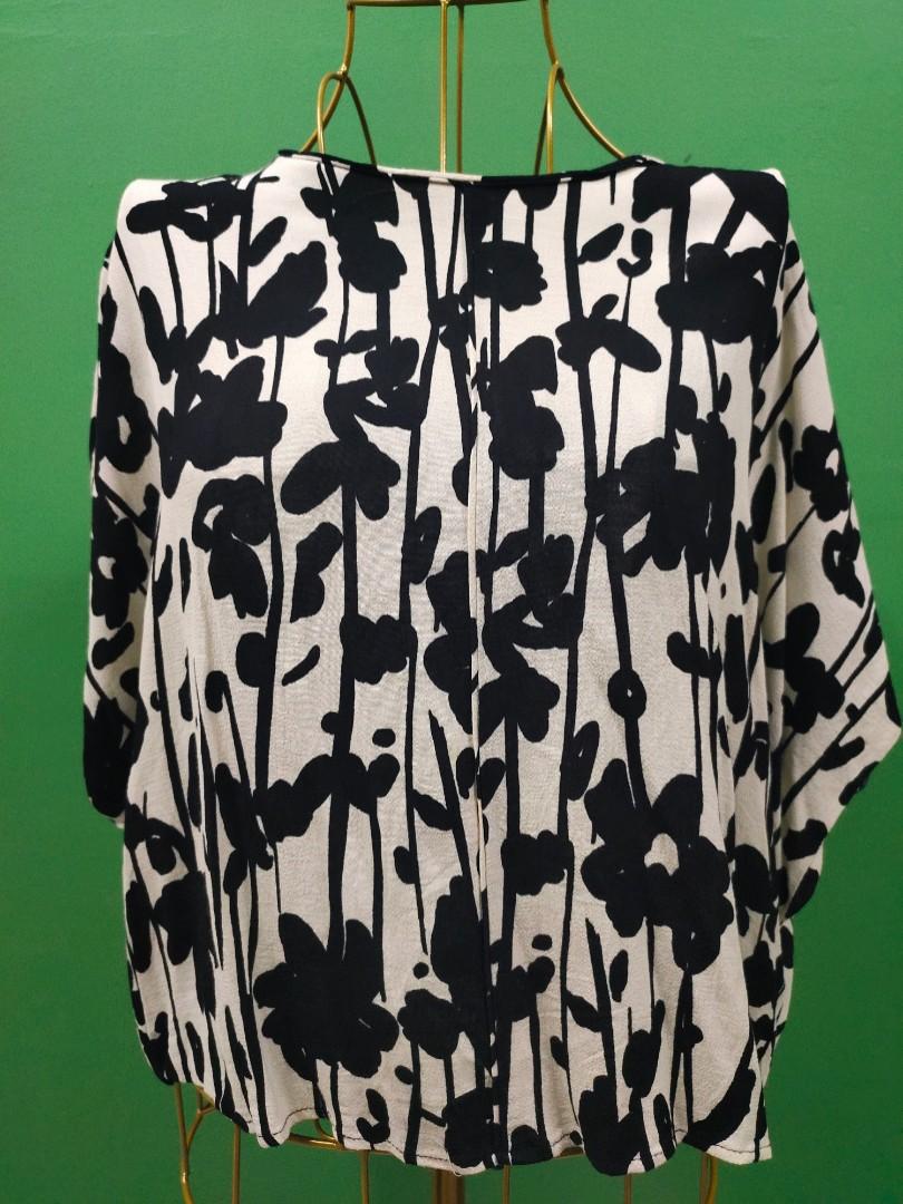 zara batwing top