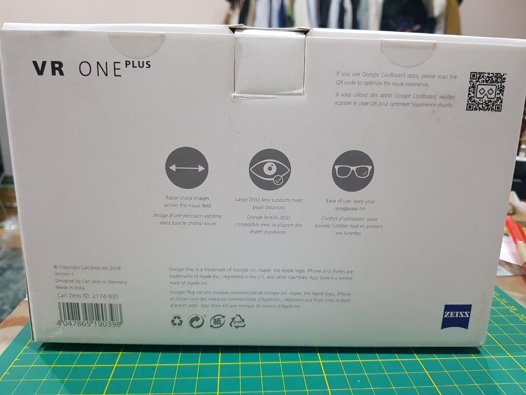 Zeiss Vr One Plus Mobile Phones Tablets Mobile Tablet Accessories Mobile Accessories On Carousell