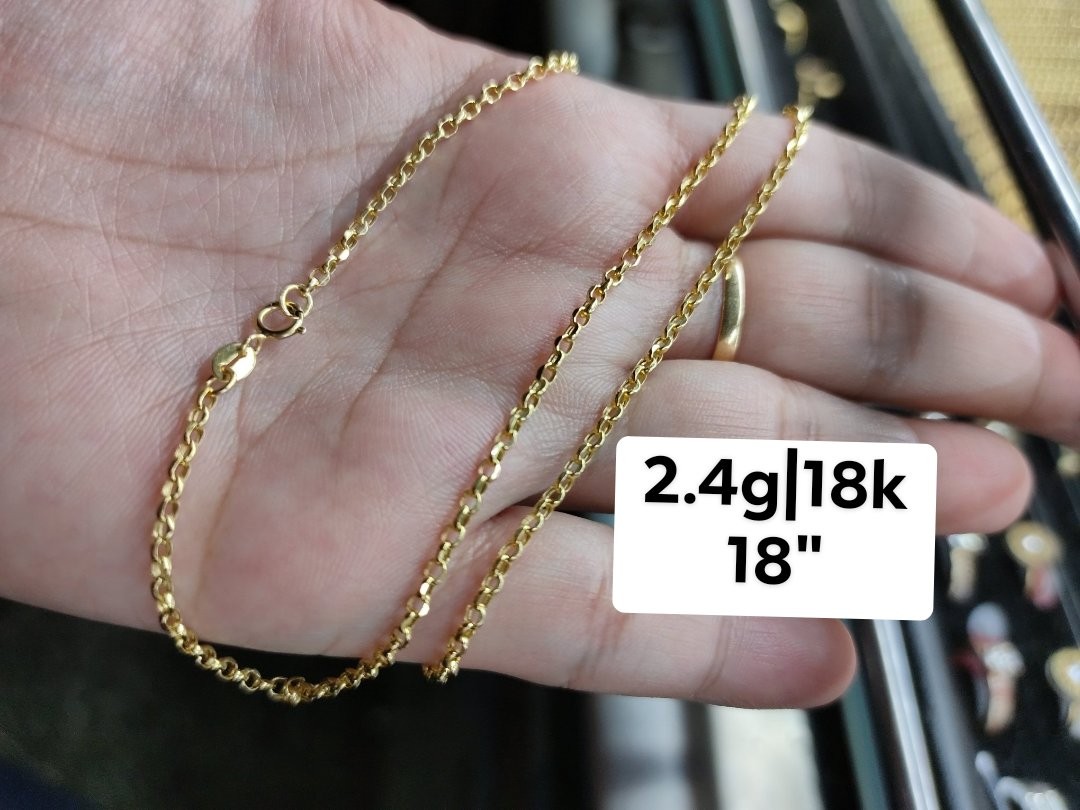 18k Tauco Necklace, Women's Fashion 