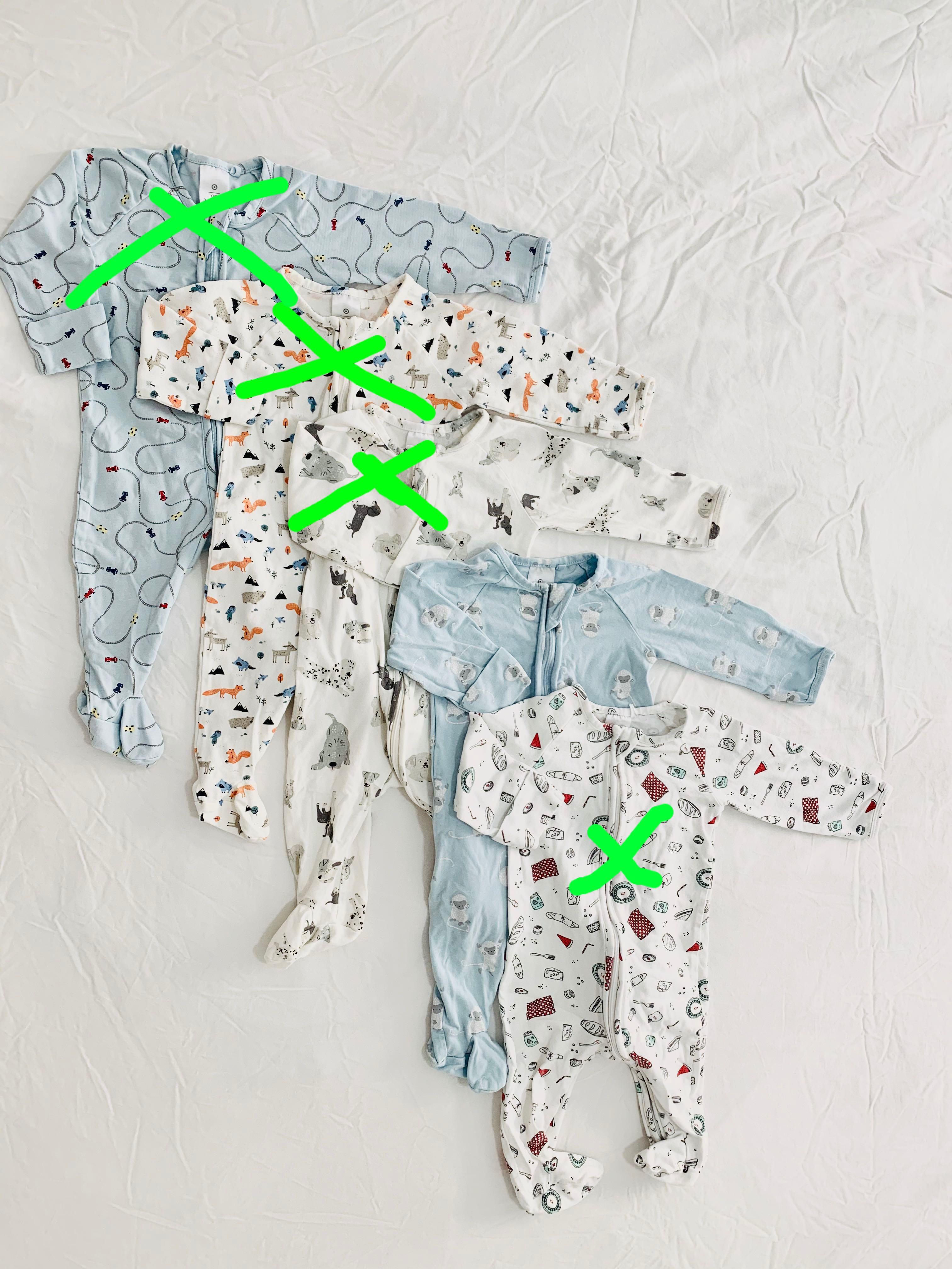 zipped baby sleepsuits