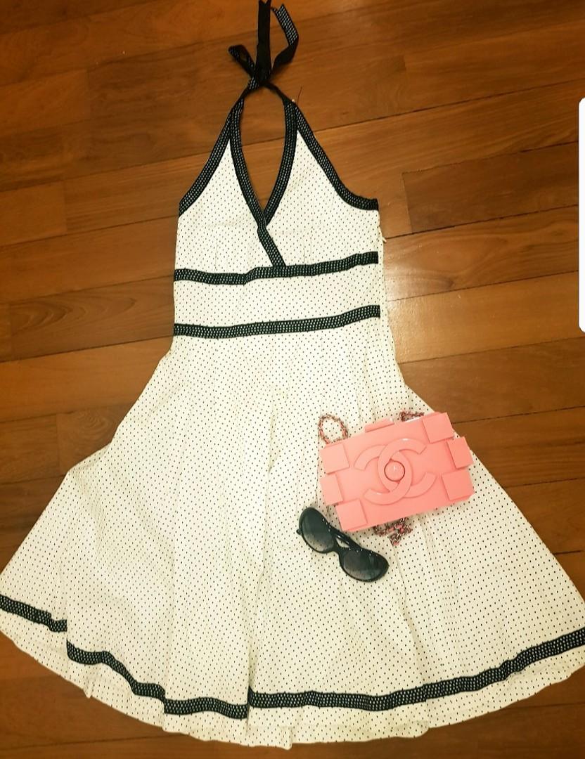 60's polka dot fashion