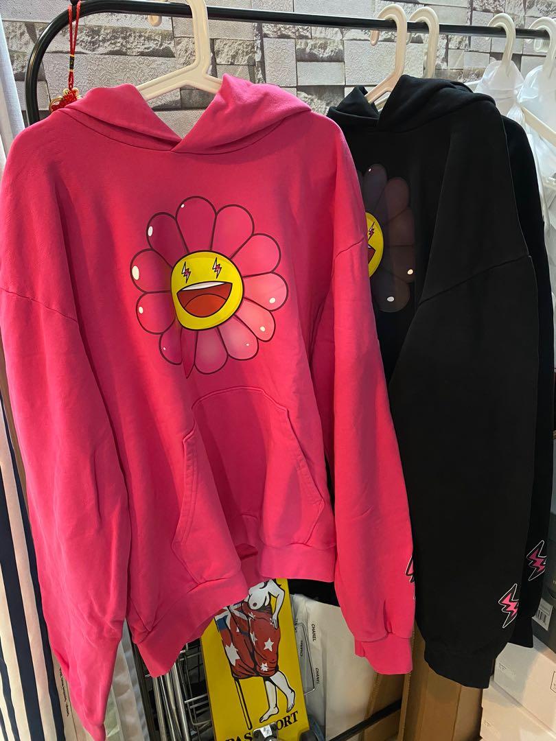 pink flower hoodie