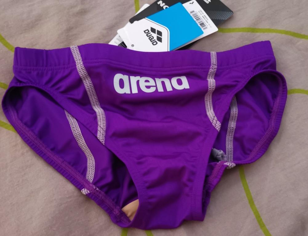 日版arena X-PYTHON 2 ARN-7023M 紫色S Size 競賽泳褲, 男裝, 運動服裝 