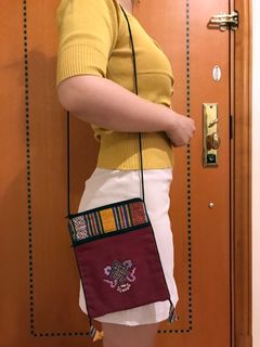 Multicolour Folk Style Embroidered Shoulder Bag 多色民族款刺繡布袋64215241313539110