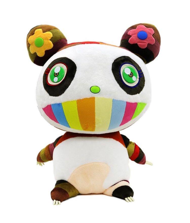 村上隆熊貓花花takashi Murakami panda plush, 興趣及遊戲, 玩具& 遊戲