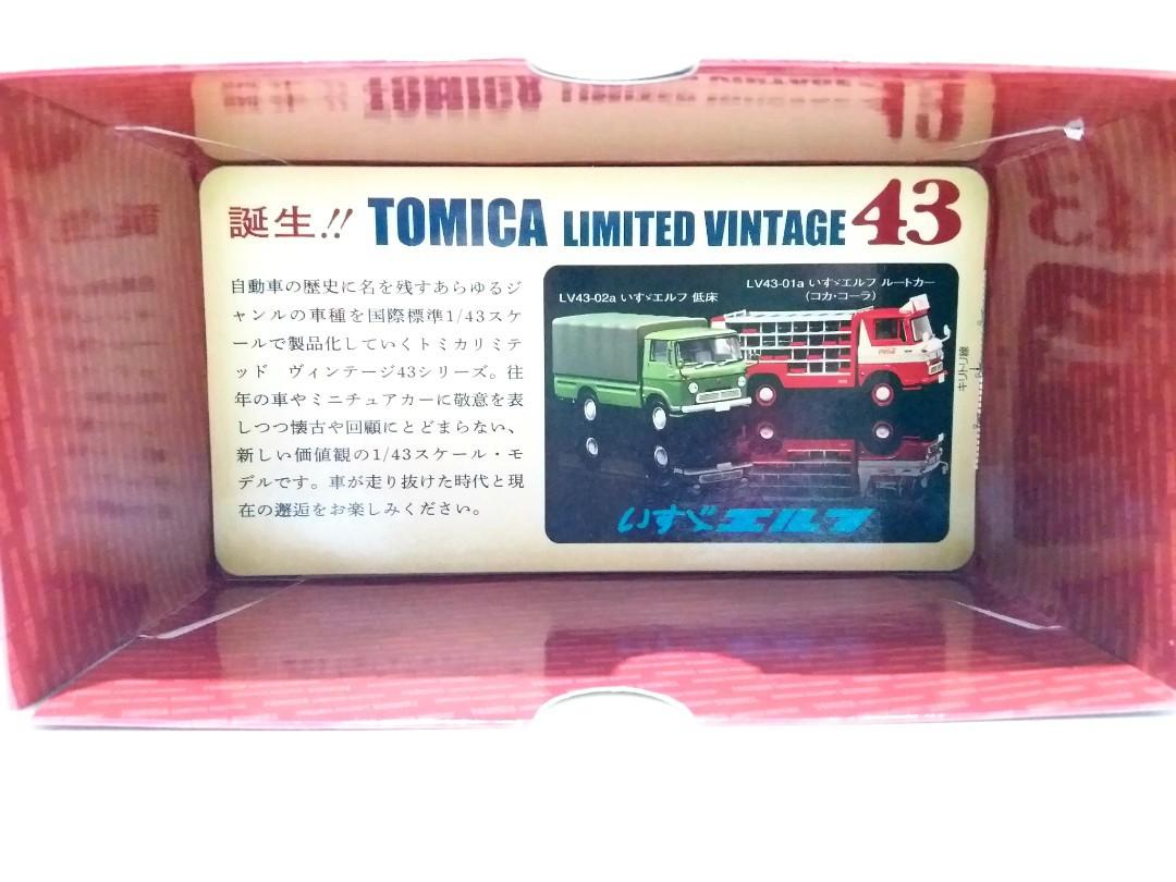 已開未使用tomytec Tomica Limited Vintage 43 Lv43 01a 1 43 可口可樂貨車coca Cola Coke 興趣及遊戲 玩具 遊戲類 Carousell