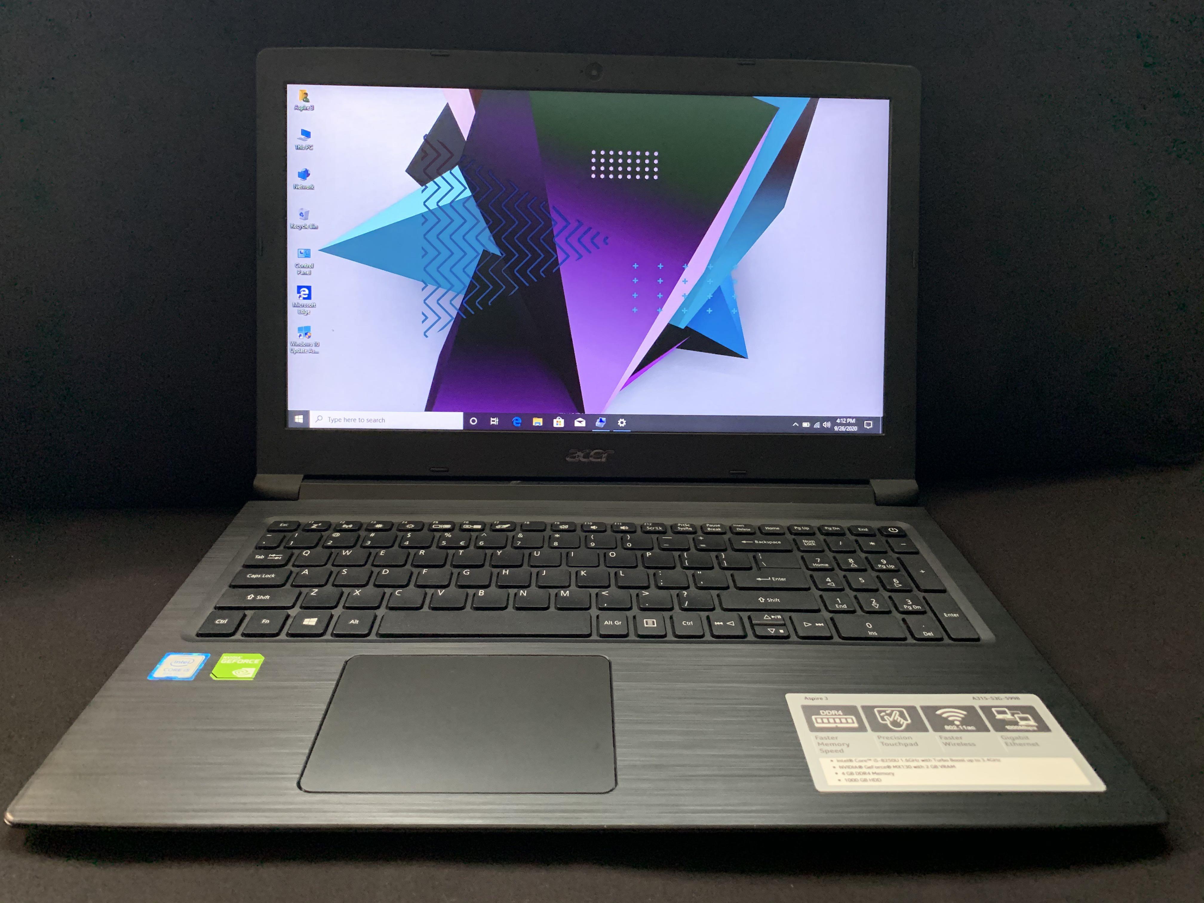 Acer Core I5 8th Gen 12gb Ram Ddr4 Electronics Computers Laptops On Carousell