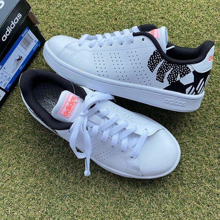 adidas advantage all white